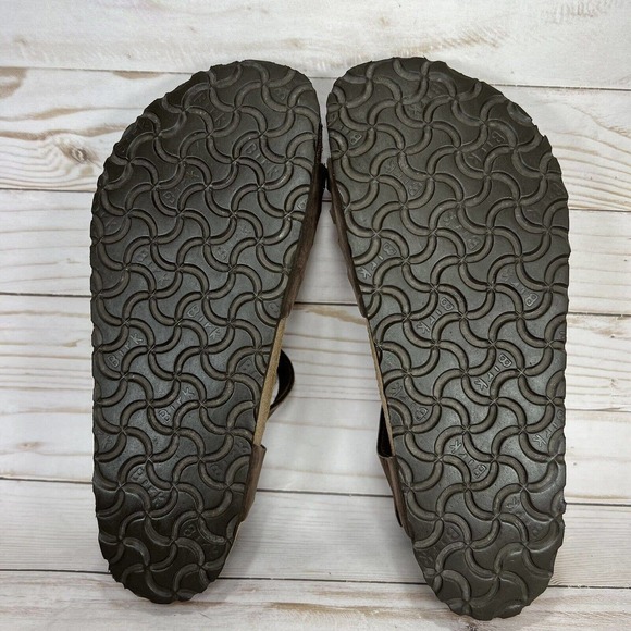 Birkenstock Bali Ankle Strap Sandals Womens Size 39 US Size 8-8.5 Brown Leather - Picture 8 of 9